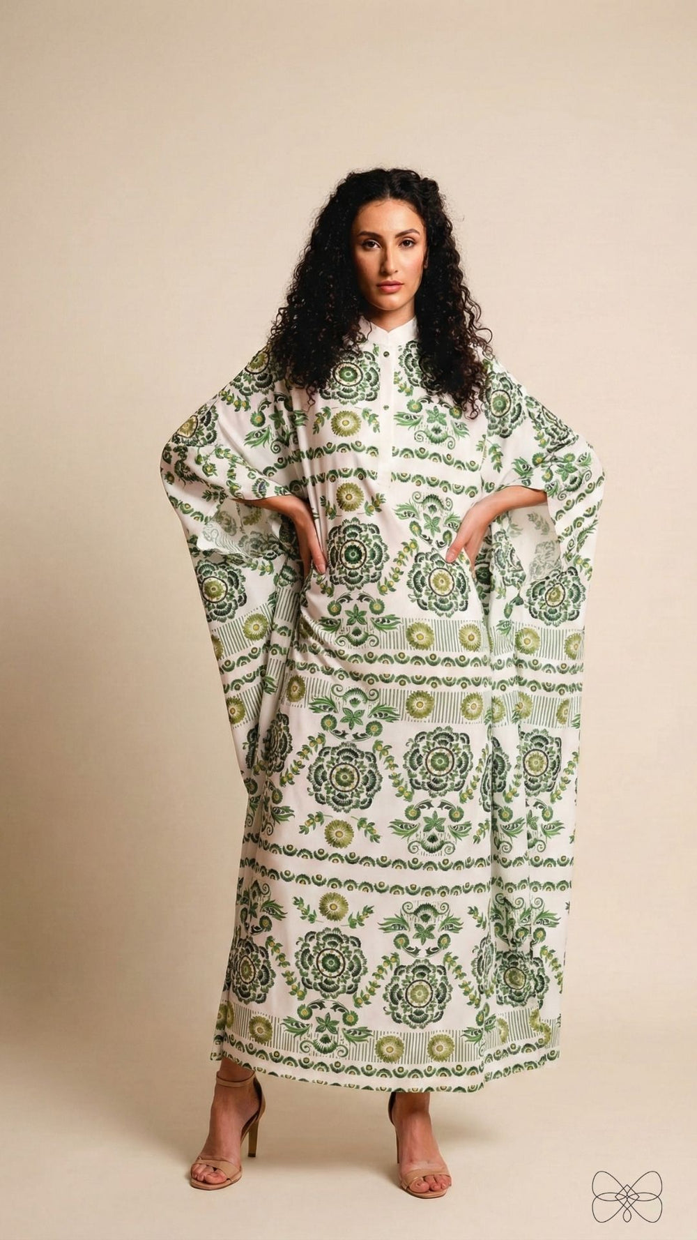 vestido cumprido verde